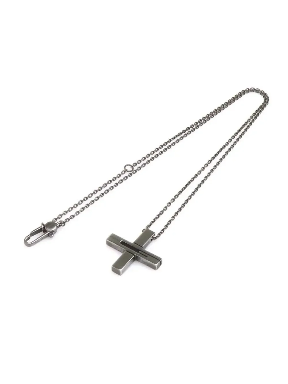 Auth Gucci Necklace Gunmetal Silver - #326253G13B